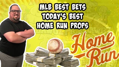 best hr prop bets today